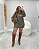 Conjunto Casaco com Saia e Detalhe em Couro Militar Quality Moda Plus Size dvs Outono Preview Equi dvs - Imagem 3