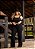 Trijunto Moletinho Premium Preto com Detalhes Marrom Quality Moda Plus Size rml Outono loja - Imagem 1