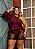 Shorts Couro Eco Marrom Plus Size Barra Italiana Quality Moda Plus Size Preview rml - Imagem 3