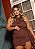 Conjunto Regata e Saia Shorts Transpasse Marrom Quality Moda Plus Size Preview rml - Imagem 5