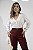 Camisa Off White Gola V Manga Longa Quality Moda Plus Size preview mlj - Imagem 1