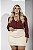 Camisa Marsala Gola V Manga Longa Quality Moda Plus Size preview mlj - Imagem 2