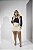 Conjunto Colete e Saia Short Bege Quality Moda Plus Size Preview mlj - Imagem 2