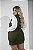 Conjunto Colete e Saia Short Verde Quality Moda Plus Size Preview mlj - Imagem 5