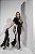 Conjunto Moletinho Plus Size Faixa Lateral Marrom Quality Moda Plus Size Preview mlj - Imagem 1
