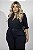 Conjunto Blusa Zíper e Calça Viscolinho Marinho Quality Moda Plus Size Preview mlj - Imagem 4