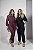 Conjunto Blusa Zíper e Calça Viscolinho Fucsia Quality Moda Plus Size Preview mlj - Imagem 1