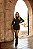 Vestido Gola Alta Drapeado Preto Quality Moda Plus Size Preview dvs - Imagem 1
