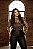 Calça Flare Couro Preto Quality Moda Plus Size Preview dvs - Imagem 3