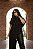 Blusa Assimétrica Preta em Linho Nuage Quality Moda Plus Size Preview dvs - Imagem 2