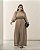 Macacão Gola Alta Kaki Quality Moda Plus Size Brit Preview qbl - Imagem 1