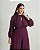 Macacão Plus Size Gola Alta Vinho Quality Moda Plus Size Brit Preview qbl - Imagem 2