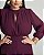 Macacão Plus Size Gola Alta Vinho Quality Moda Plus Size Brit Preview qbl - Imagem 4