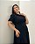 Vestido Midi Chemise Plus Size Preto Quality Moda Plus Size Brit Preview qbl - Imagem 3