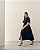 Vestido Midi Chemise Plus Size Preto Quality Moda Plus Size Brit Preview qbl - Imagem 2