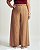 Calça Ampla Detalhes Marrom Quality Moda Plus Size Brit Preview qbl - Imagem 1