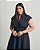 Vestido Midi Poliamida Preto Quality Moda Plus Size Brit Preview qbl - Imagem 2