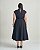 Vestido Midi Poliamida Preto Quality Moda Plus Size Brit Preview qbl - Imagem 4