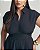 Vestido Midi Poliamida Preto Quality Moda Plus Size Brit Preview qbl - Imagem 3