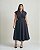 Vestido Midi Poliamida Preto Quality Moda Plus Size Brit Preview qbl - Imagem 1