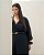 Macacão Transpassado com Babado na Gola Preto Quality Moda Plus Size Brit Preview qbl - Imagem 2