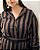 Camisa Listrada Preto Quality Moda Plus Size Brit Preview qbl - Imagem 1