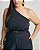 Blusa Ombro Único Preta Quality Moda Plus Size Brit Preview qbl - Imagem 1