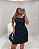Vestido Curto Preto Pespontado Quality Moda Plus Size rml - Imagem 2