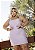 Vestido Curto Botões Lilás Quality Moda Plus Size Preview rml - Imagem 3