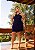 Vestido Curto Azul Marinho Fivela Quality Moda Plus Size Preview rml - Imagem 2