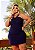 Vestido Curto Azul Marinho Fivela Quality Moda Plus Size Preview rml - Imagem 3