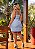 Vestido Plus Size Alça com Botões Azul Quality Moda Plus Size Preview rml - Imagem 5