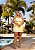 Saia Short Amarelo com Cinto Duplo Quality Moda Plus Size Preview rml - Imagem 5