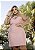 Vestido Curto Rosa Flor Quality Moda Plus Size Preview rml - Imagem 2