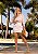 Saia com Short Xadrez Rosa Quality Moda Plus Size Preview rml - Imagem 1