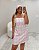 Vestido Curto Xadrez Rosa Quality Moda Plus Size rml - Imagem 2