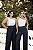 Blusa Ombro Único Azul Quality Moda Plus Size dvs - Imagem 1