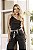 Blusa Ombro Único Preta Quality Moda Plus Size dvs - Imagem 2