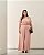 Conjunto Cropped Xale Wide Rosa Quality Moda Plus Size Brit Preview qbl - Imagem 3