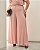 Conjunto Cropped Xale Wide Rosa Quality Moda Plus Size Brit Preview qbl - Imagem 4