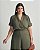 Conjunto Cropped Xale Wide Verde Quality Moda Plus Size Brit Preview qbl - Imagem 3