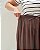 Calça Lyocel Elástico Cintura Marrom Quality Moda Plus Size Brit Preview qbl - Imagem 3