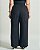 Calça Lyocel Elástico Cintura Preta Quality Moda Plus Size Brit Preview qbl - Imagem 2