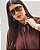 Blusa Manga Longa Franzido Gola Marrom Quality Moda Plus Size Brit Preview qbl - Imagem 2