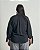 Blusa Manga Longa Franzido Gola Preta Quality Moda Plus Size Brit Preview qbl - Imagem 2