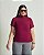 Blusa de Malha Canelada Gola Alta Vinho Quality Moda Plus Size Brit Preview qbl - Imagem 1