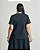 TShirt Basic Levemente Oversize Preta Quality Moda Plus Size Brit Preview qbl - Imagem 3