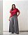 TShirt Basic Levemente Oversize Vermelha Quality Moda Plus Size Brit Preview qbl - Imagem 2