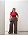 Baby Look Baby Tee Plus Size Feminina Vermelha Quality Moda Plus Size Brit Preview qbl - Imagem 3