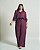 Conjunto Plus Size Camisa Detalhe e Calça Reta Vinho Quality Moda Plus Size Brit Preview qbl - Imagem 4